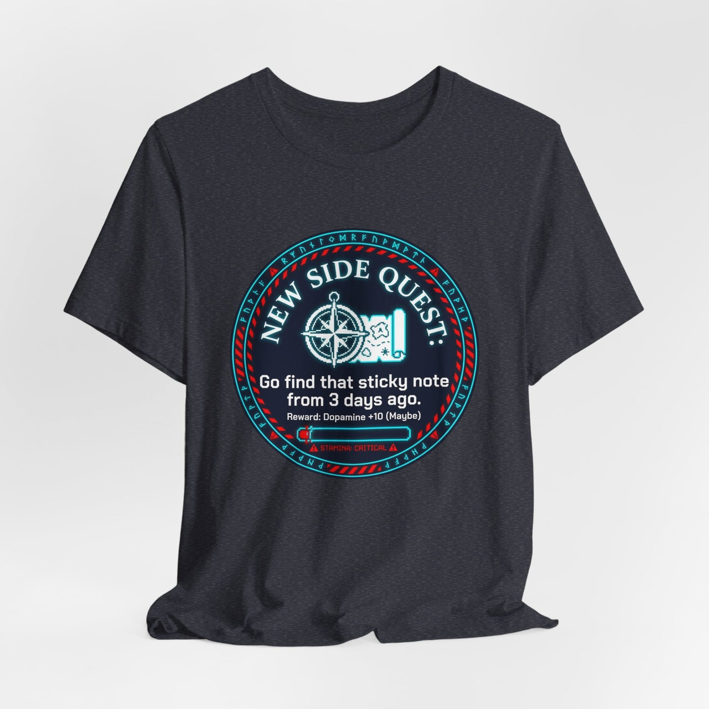 New Side Quest Medallion | T-Shirt
