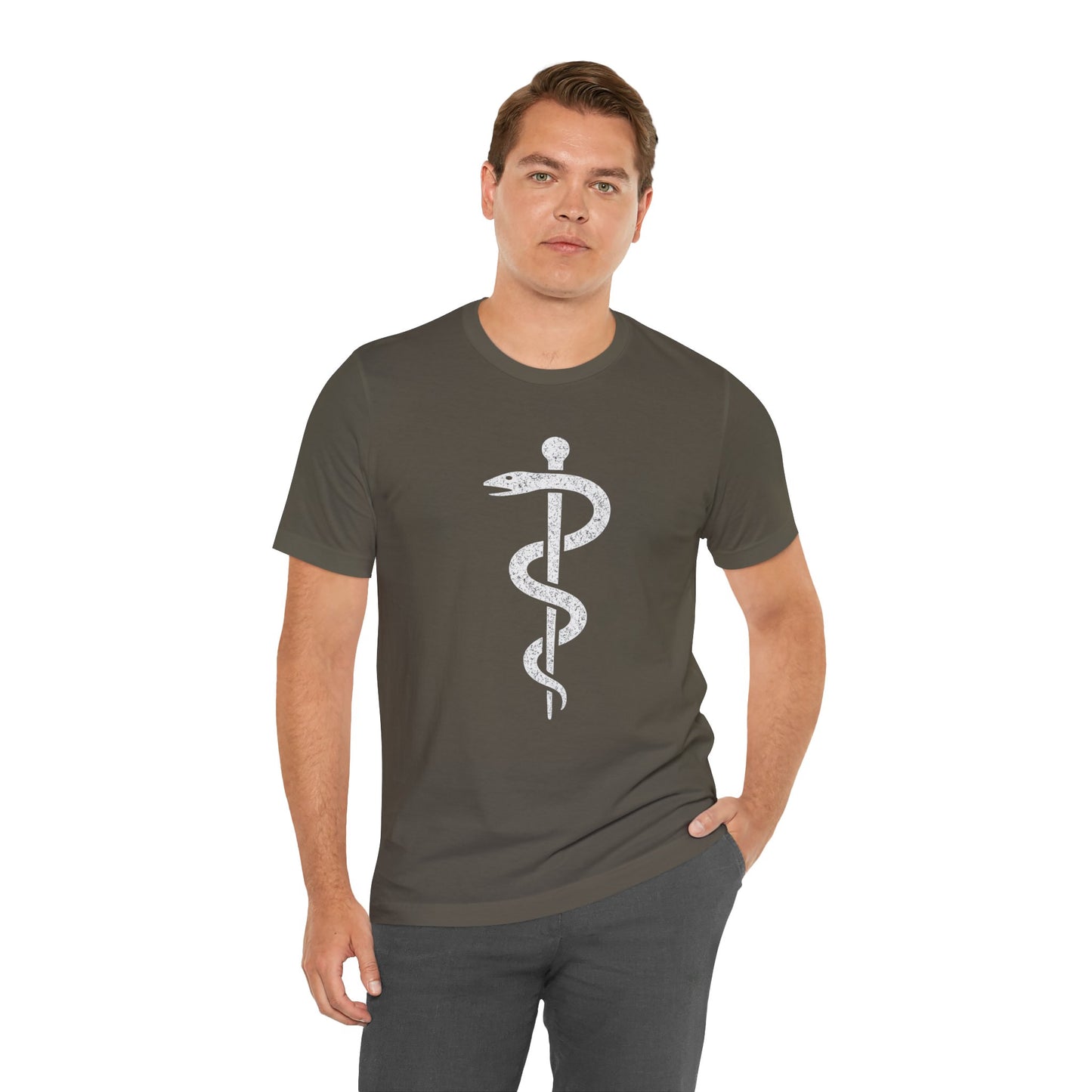 Rod of Asclepius - T-Shirt | Nurses & Healthcare | Roly Poly Print