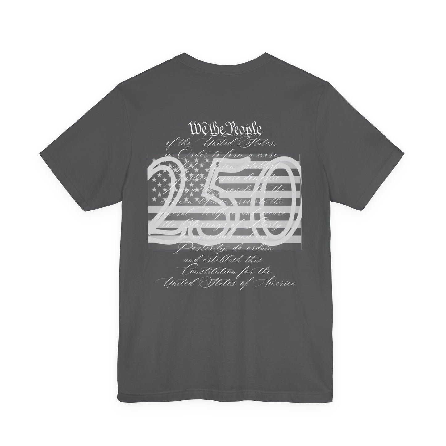 Patriotic We The People 250 Anniversary Flag T-Shirt | Holiday | Roly Poly Print