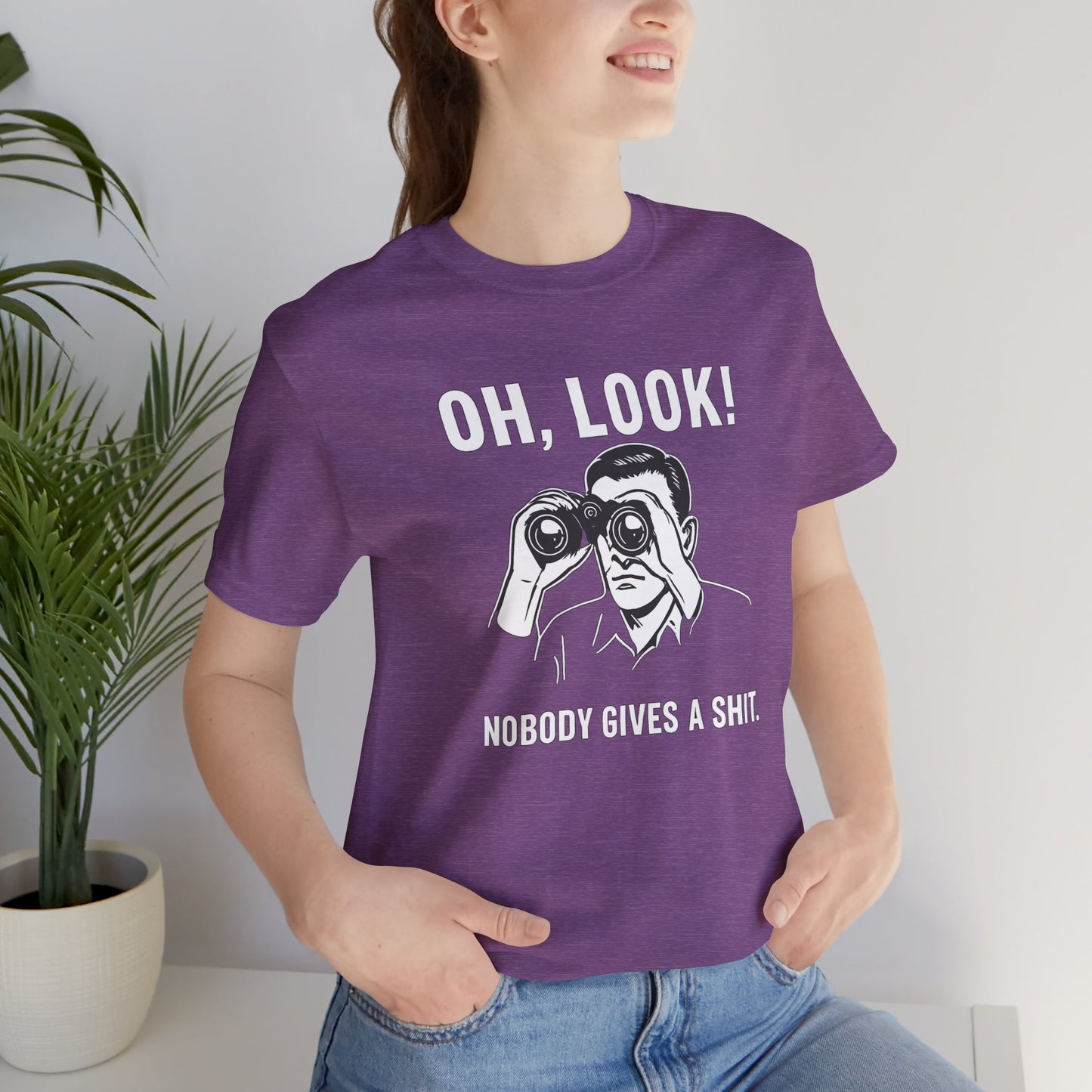 Oh Look Nobody Gives a Shit - T-Shirt | Sunny & Sarcastic | Roly Poly Print