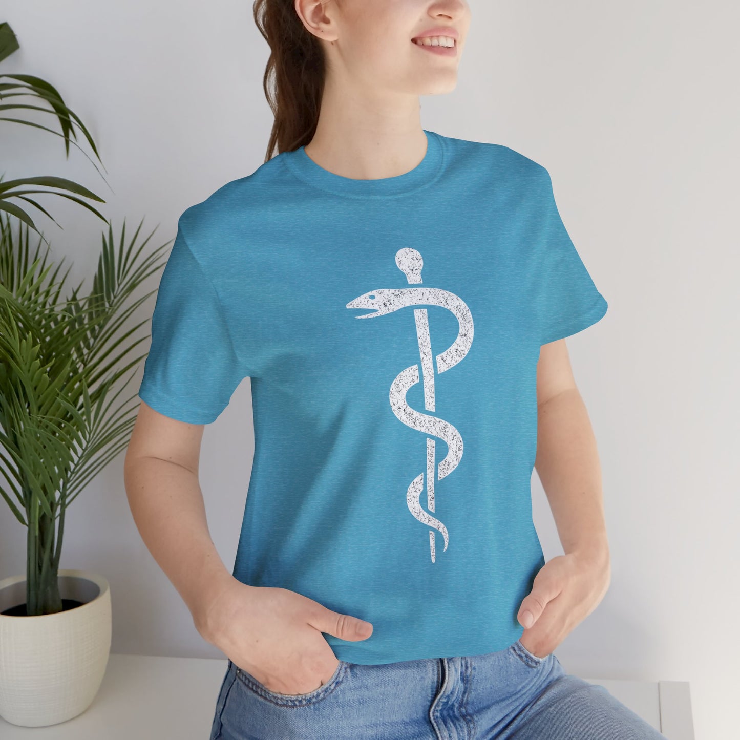 Rod of Asclepius - T-Shirt | Nurses & Healthcare | Roly Poly Print
