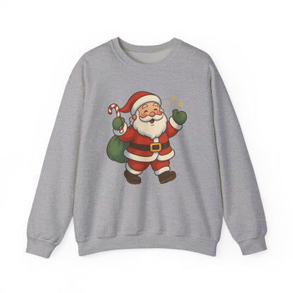 90's Era Santa - Christmas Sweatshirt | Holiday | Roly Poly Print
