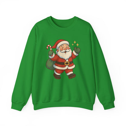 90's Era Santa - Christmas Sweatshirt | Holiday | Roly Poly Print