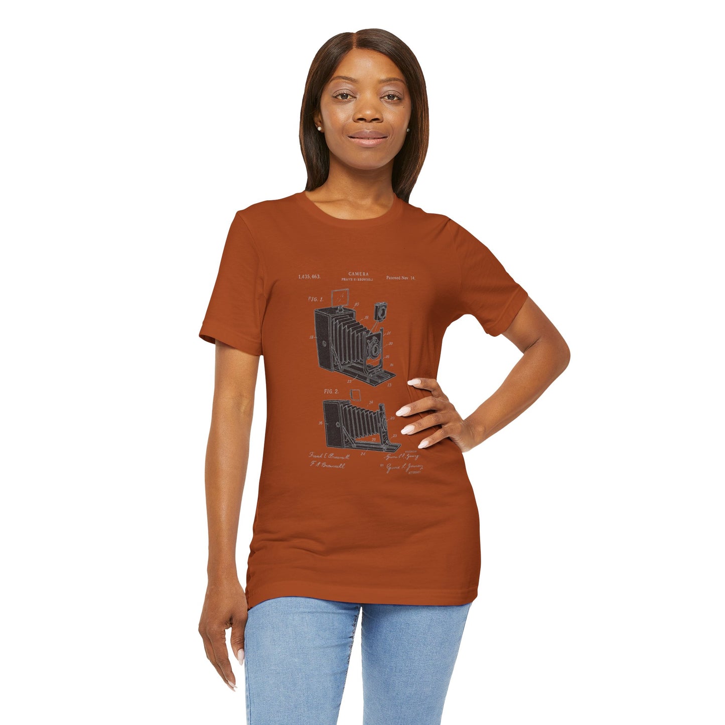 Camera Patent Vintage - T-Shirt | STEM | Roly Poly Print