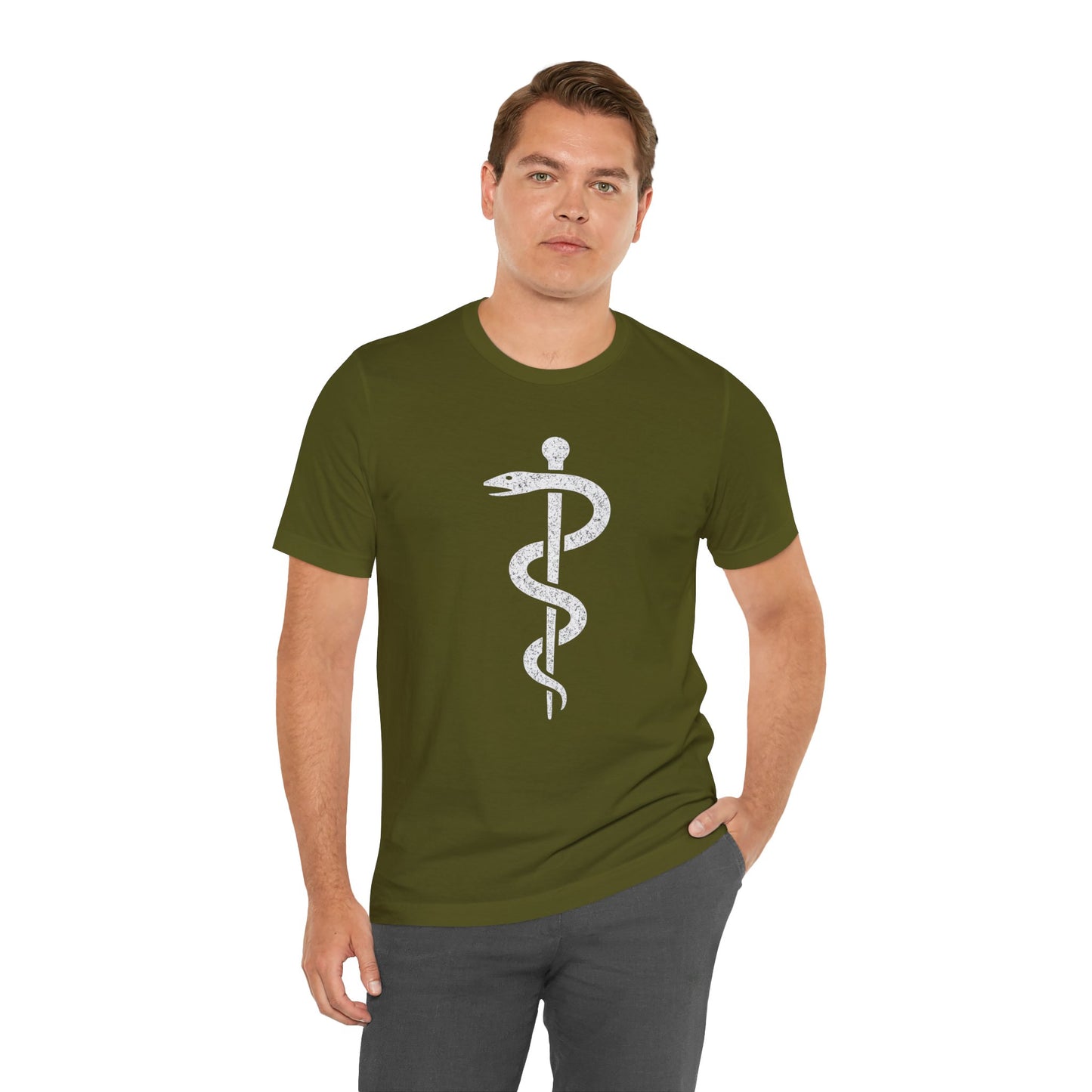 Rod of Asclepius - T-Shirt | Nurses & Healthcare | Roly Poly Print