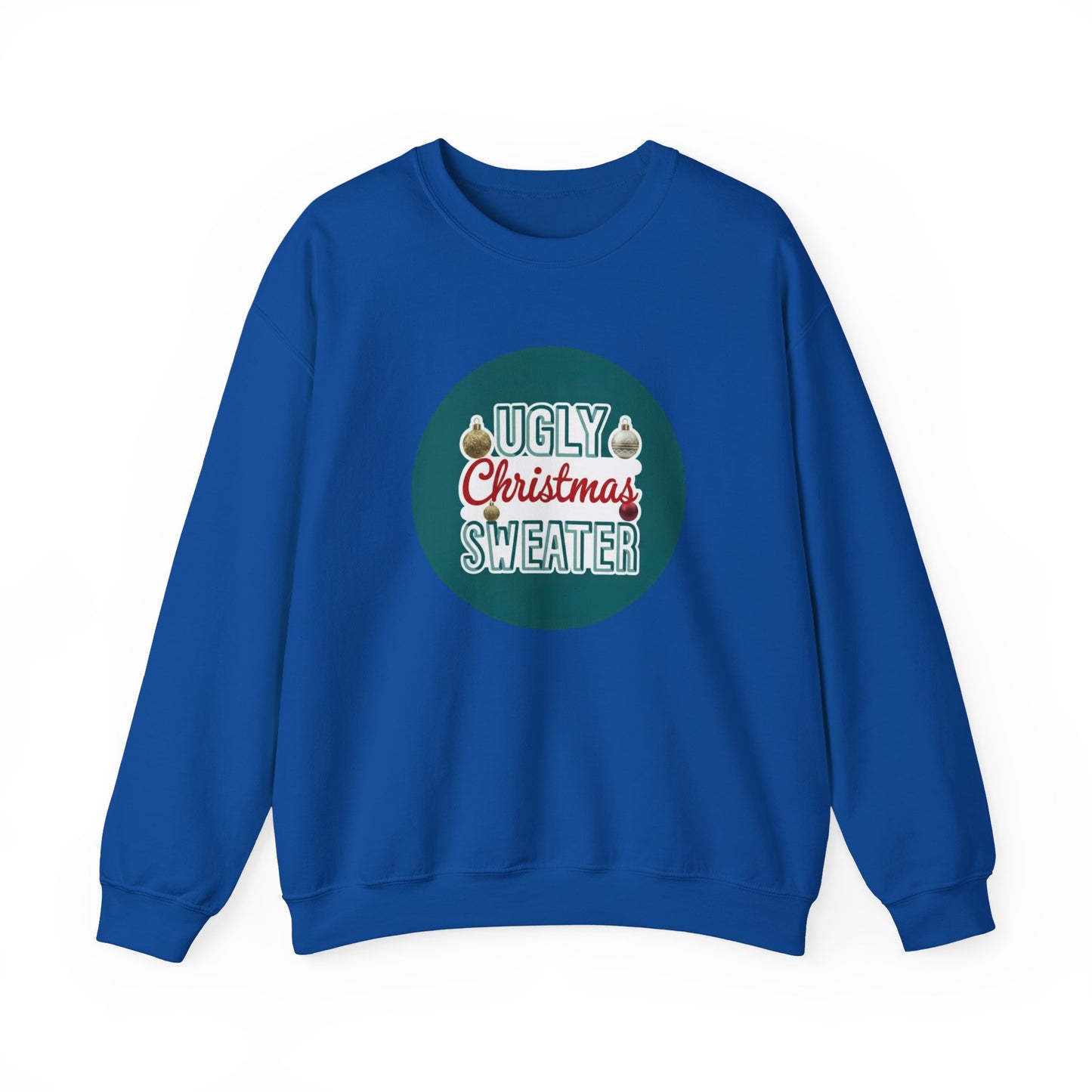 Ugly Christmas Sweater Logo Style - Christmas Sweatshirt | Holiday | Roly Poly Print