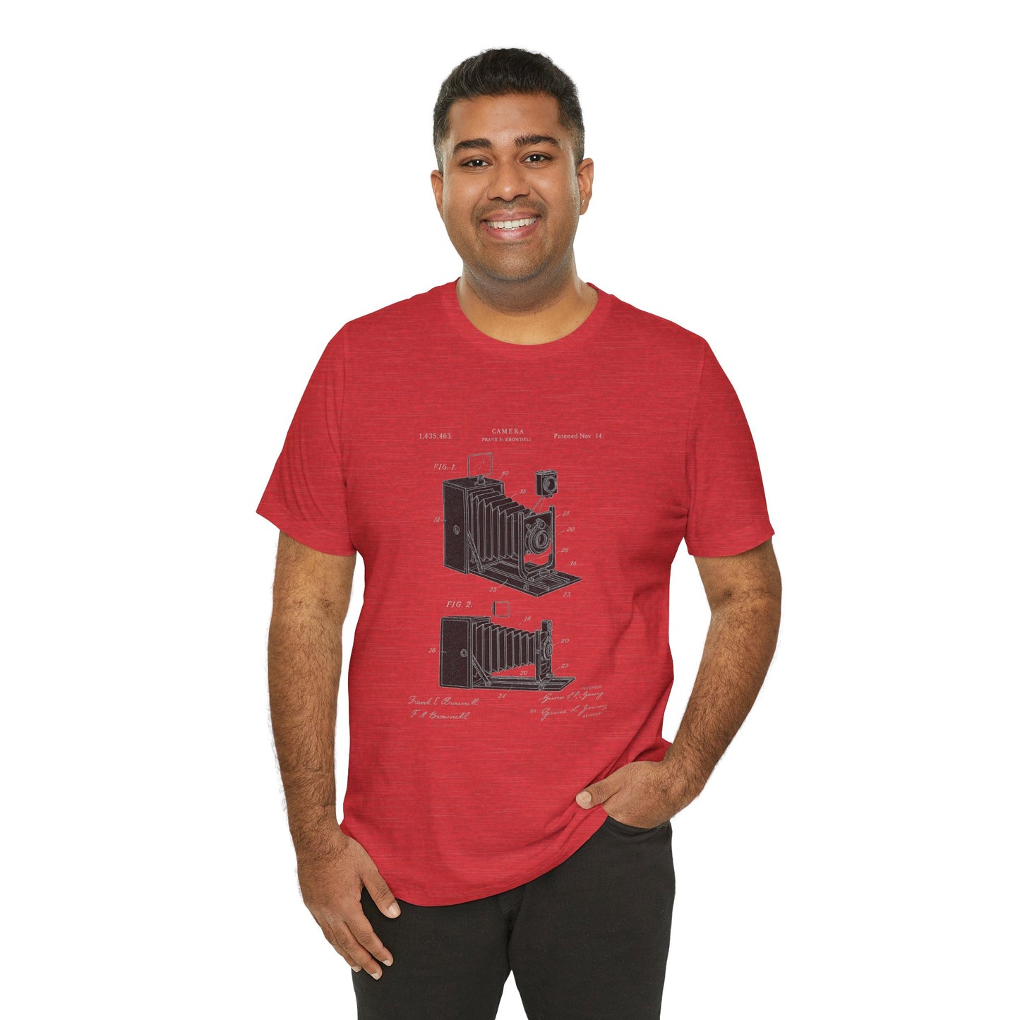 Camera Patent Vintage - T-Shirt | STEM | Roly Poly Print