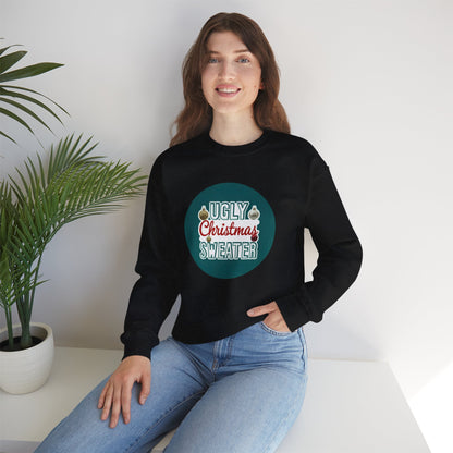 Ugly Christmas Sweater Logo Style - Christmas Sweatshirt | Holiday | Roly Poly Print