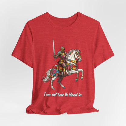 Colorful Floral Knight on Horse - T-Shirt | Pets and Animals | Roly Poly Print