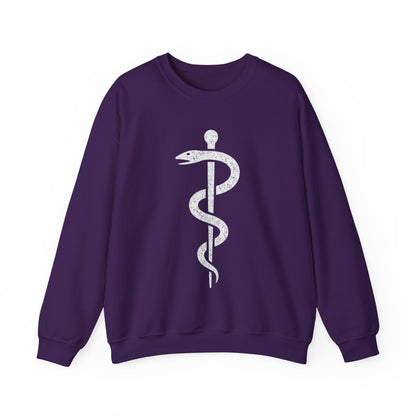 Rod of Asclepius - Sweatshirt | Nurses & Healthcare | Roly Poly Print