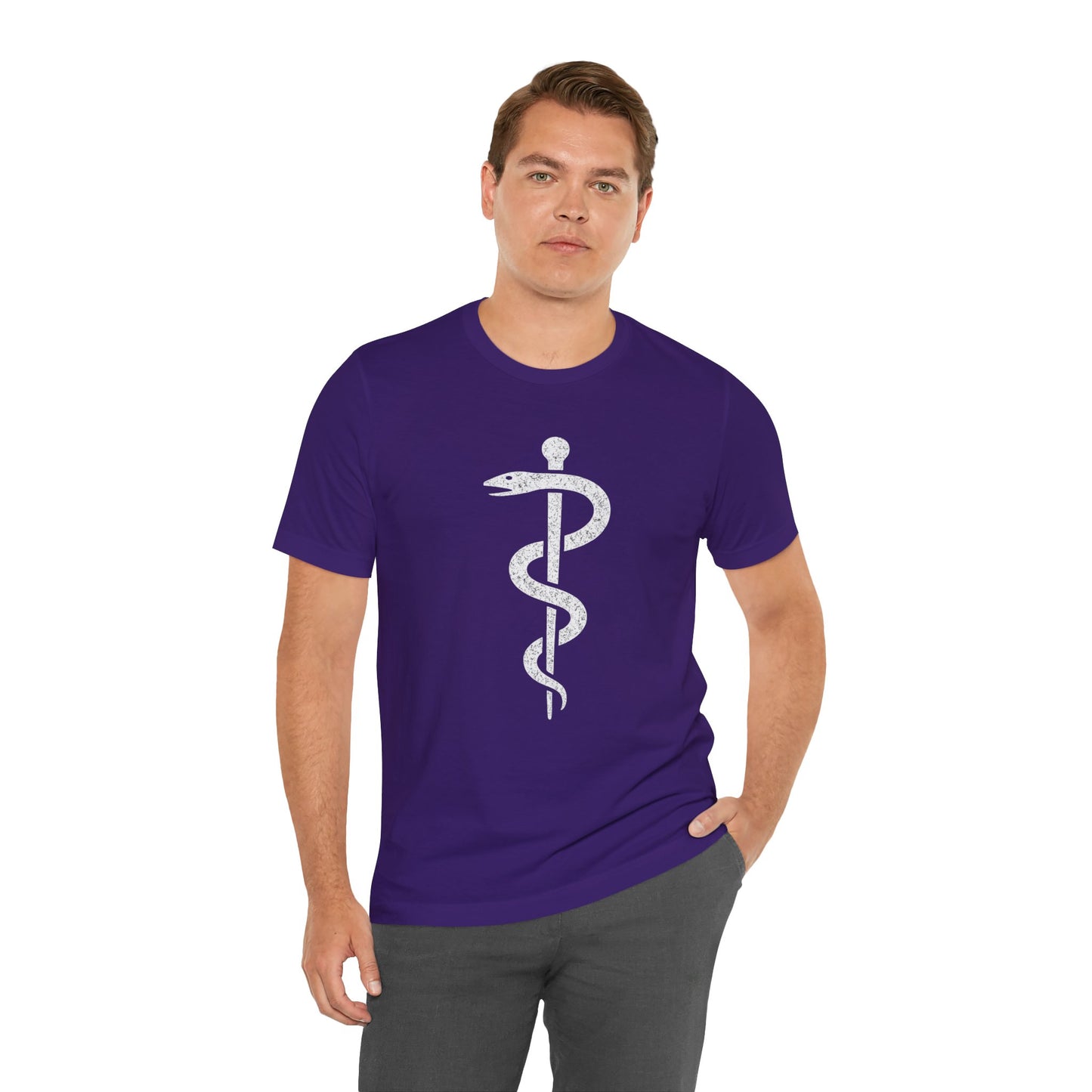 Rod of Asclepius - T-Shirt | Nurses & Healthcare | Roly Poly Print
