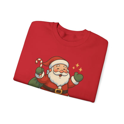 90's Era Santa - Christmas Sweatshirt | Holiday | Roly Poly Print