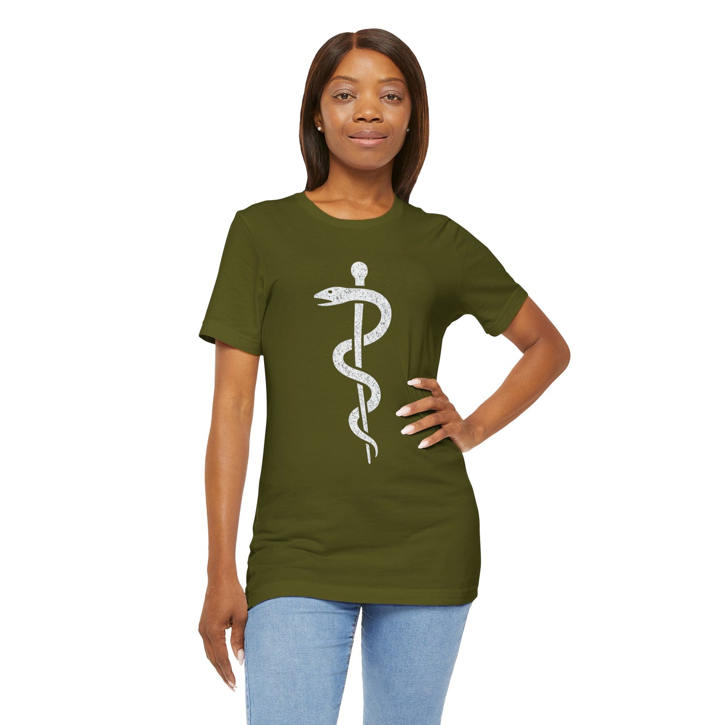 Rod of Asclepius - T-Shirt | Nurses & Healthcare | Roly Poly Print