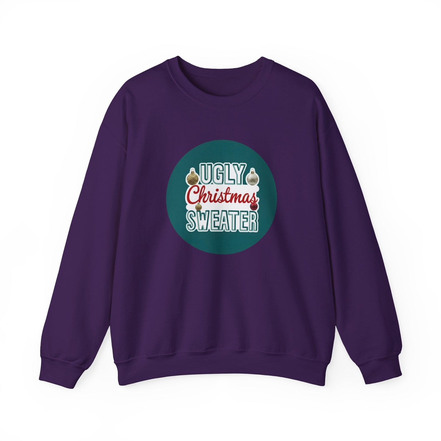 Ugly Christmas Sweater Logo Style - Christmas Sweatshirt | Holiday | Roly Poly Print