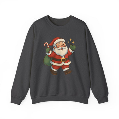 90's Era Santa - Christmas Sweatshirt | Holiday | Roly Poly Print