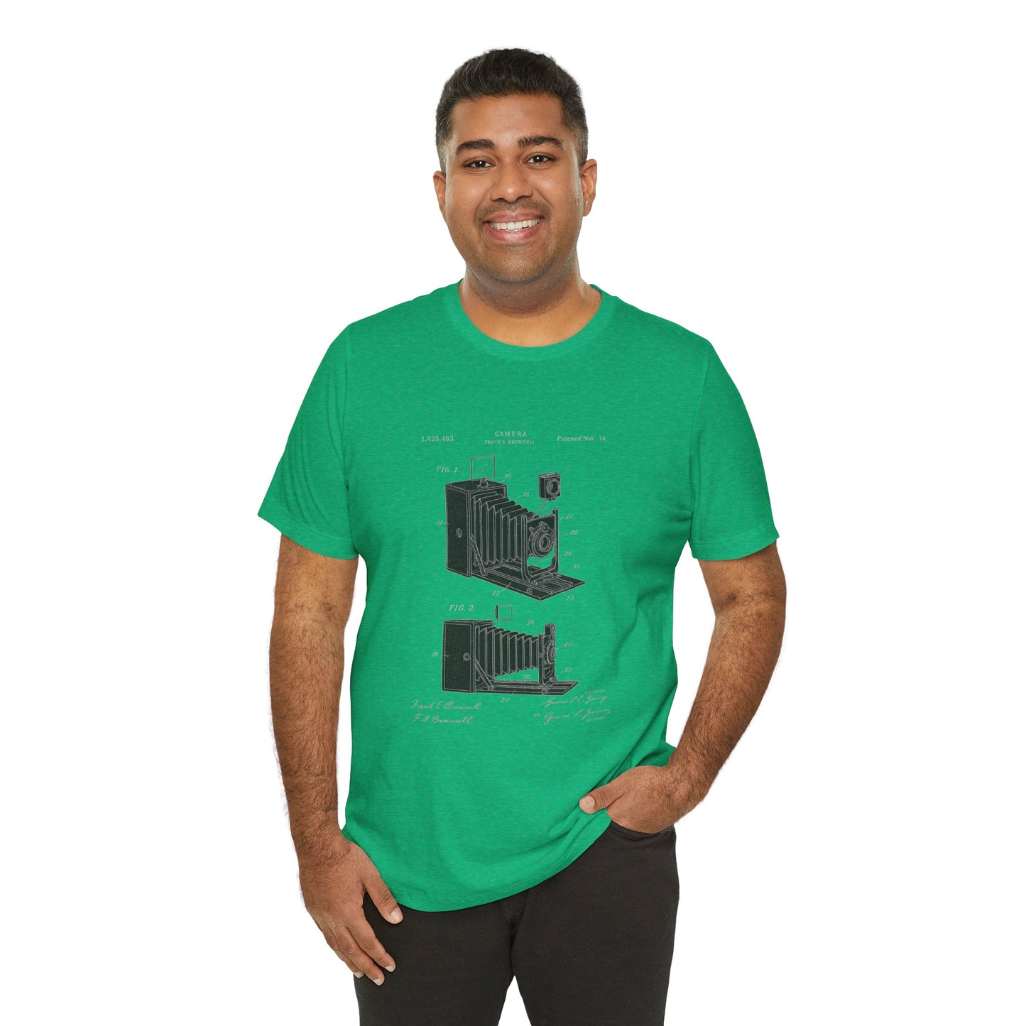 Camera Patent Vintage - T-Shirt | STEM | Roly Poly Print