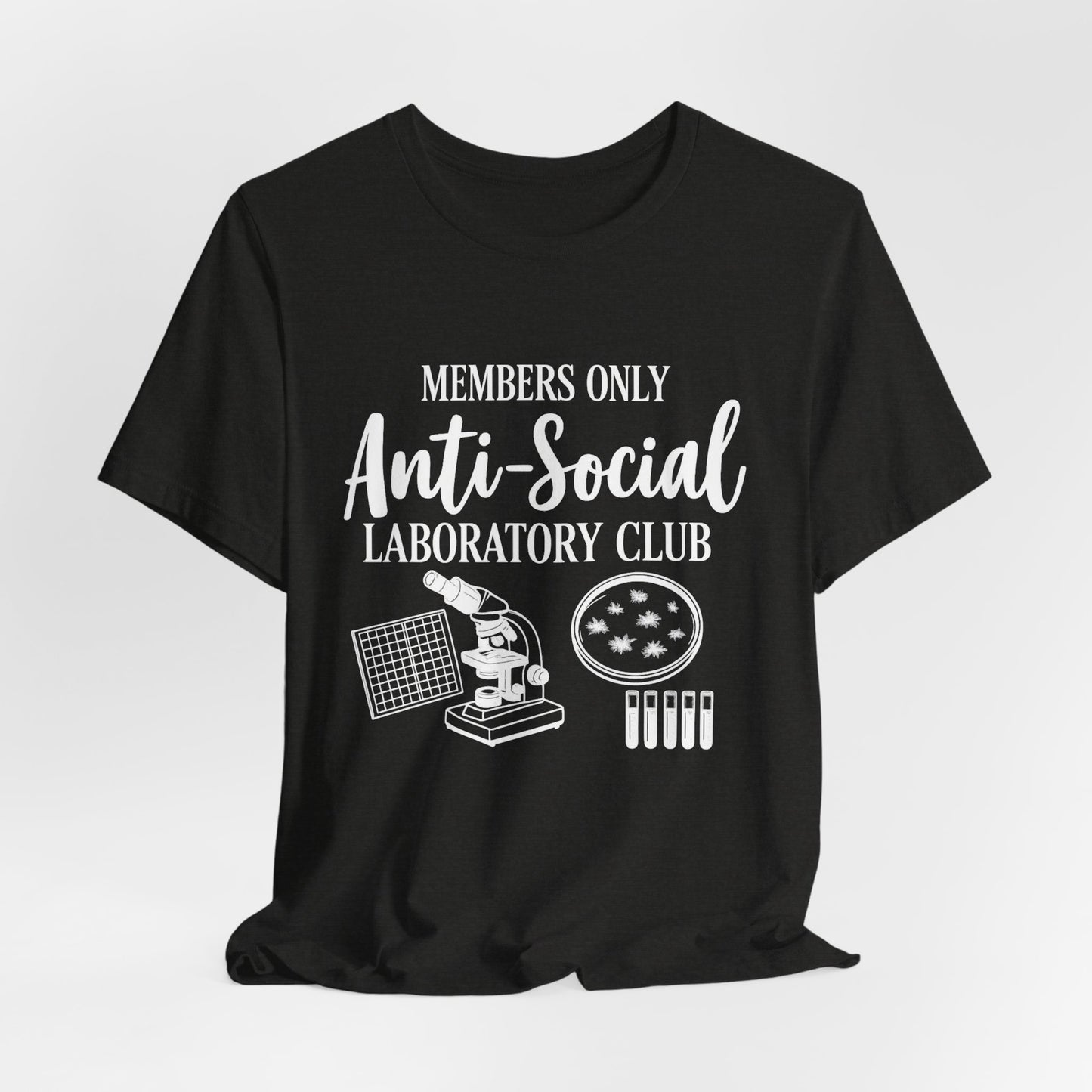 Anti-Social Laboratory Club - Dark Material T-Shirt | STEM | Roly Poly Print