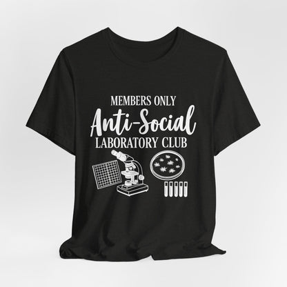 Anti-Social Laboratory Club - Dark Material T-Shirt | STEM | Roly Poly Print