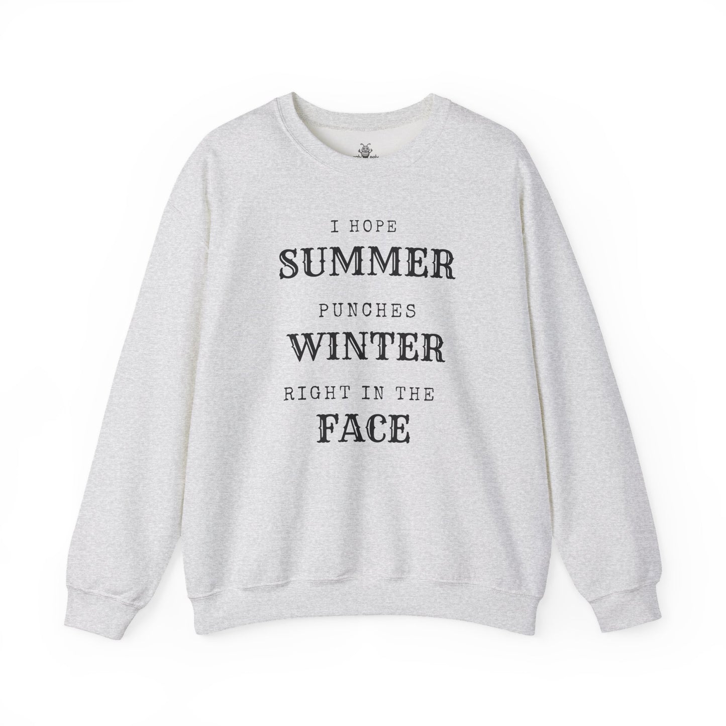 Summer Punches Winter - Sweatshirt | Funny and Sarcastic | Roly Poly Print
