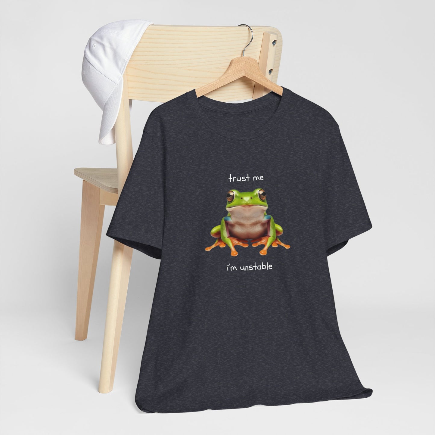 Trust Me, I'm Unstable Tree Frog - T-Shirt | Pets and Animals | Roly Poly Print