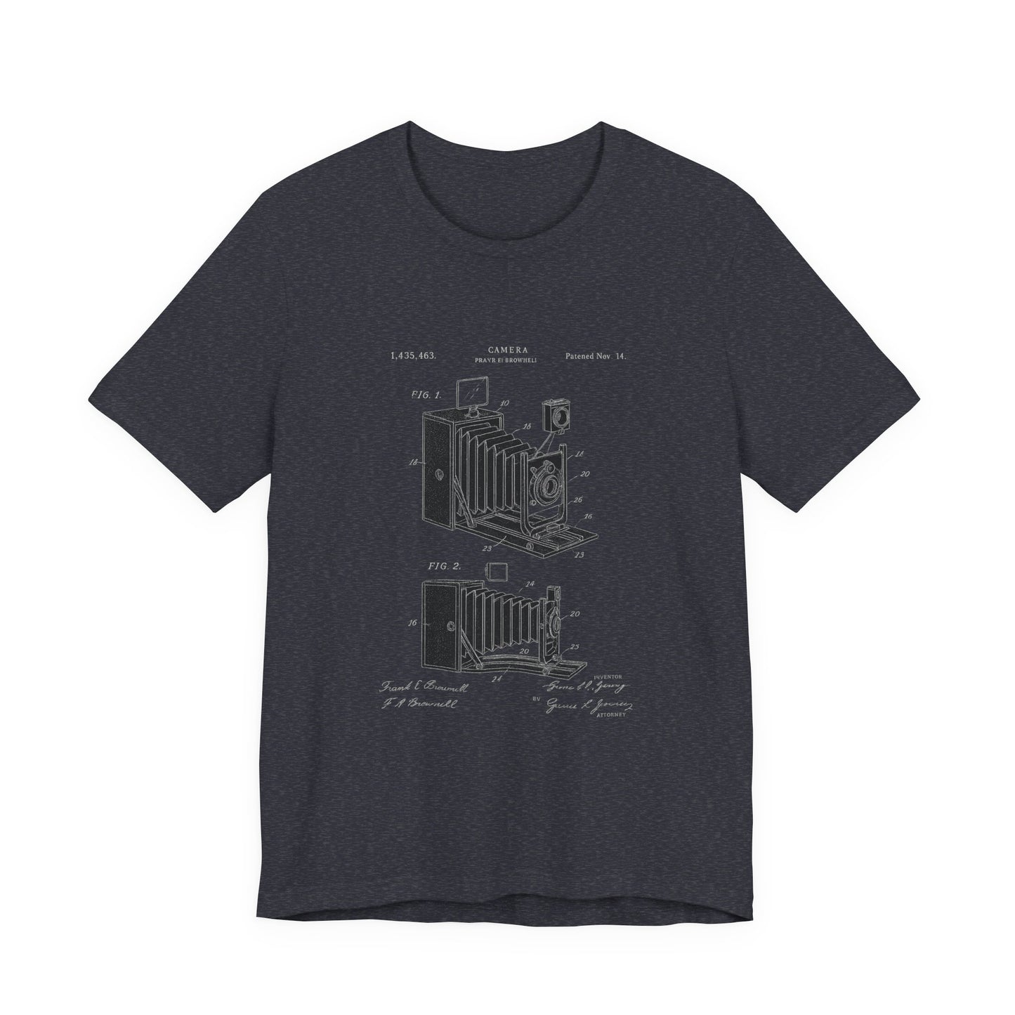 Camera Patent Vintage - T-Shirt | STEM | Roly Poly Print