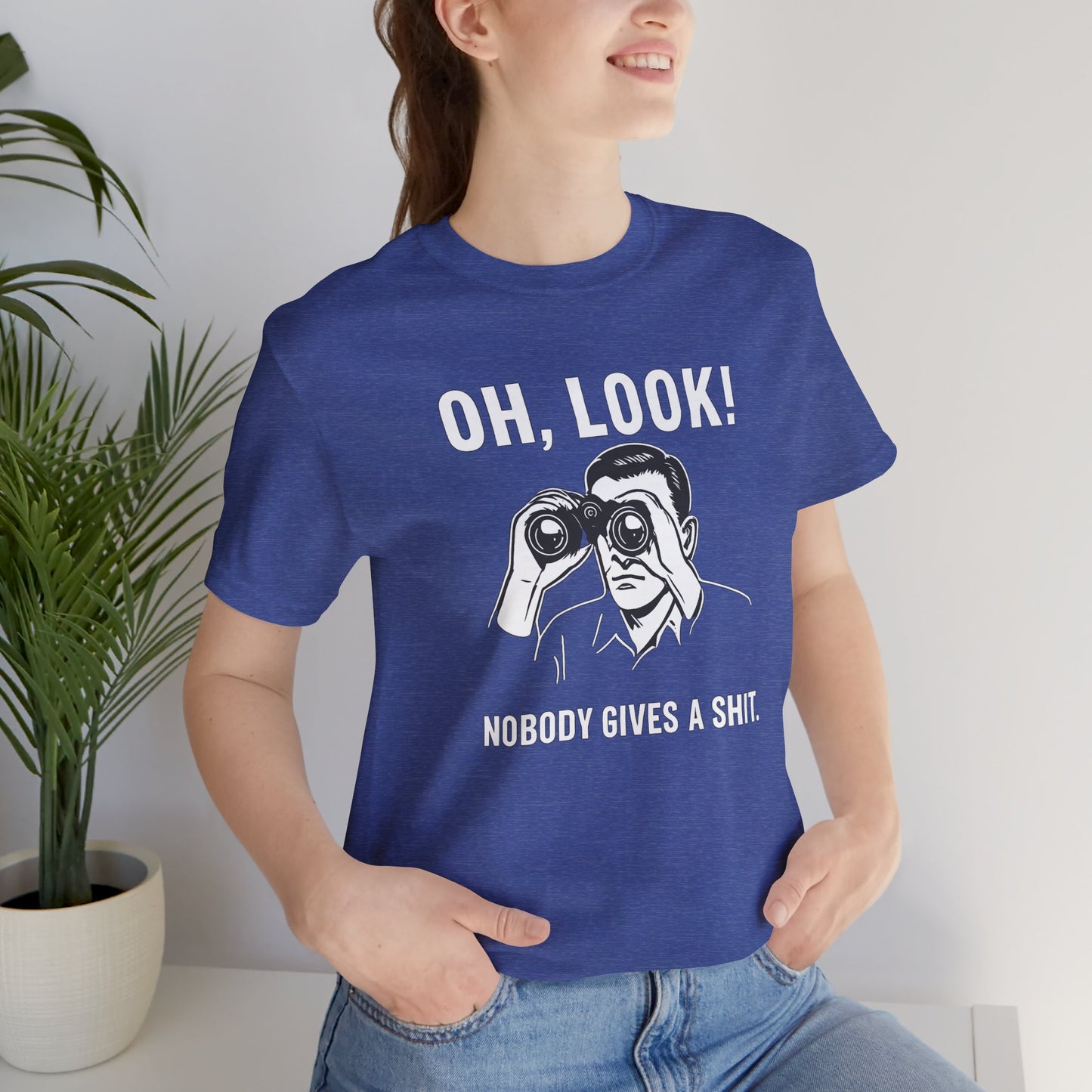 Oh Look Nobody Gives a Shit - T-Shirt | Sunny & Sarcastic | Roly Poly Print