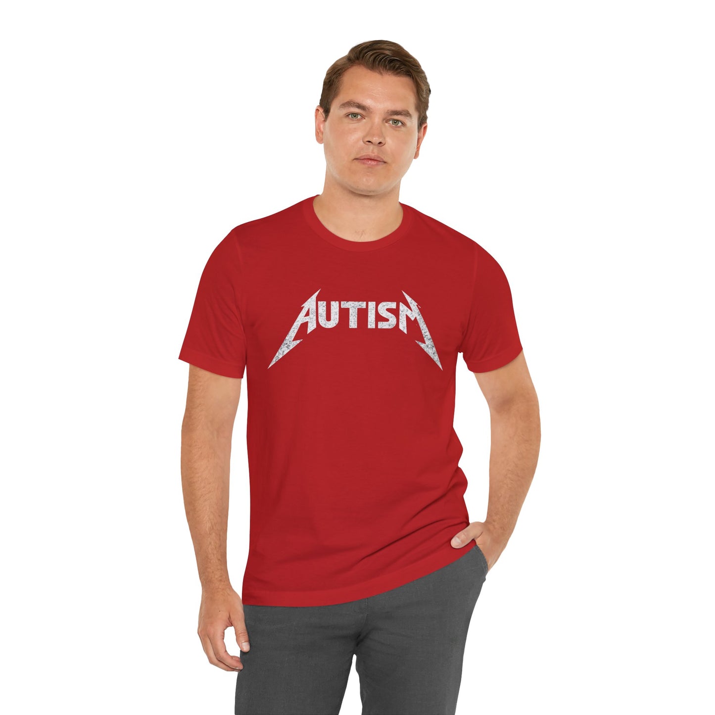 Autism Rock Band Album Cover — T-Shirt | Neurospicy & Relatable | Roly Poly Print