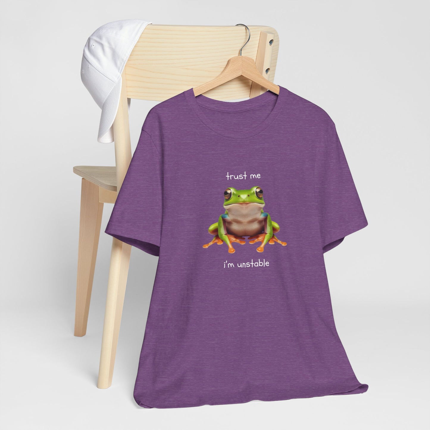 Trust Me, I'm Unstable Tree Frog - T-Shirt | Pets and Animals | Roly Poly Print