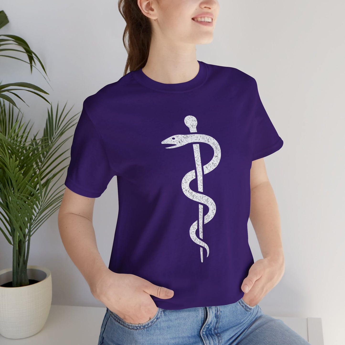 Rod of Asclepius - T-Shirt | Nurses & Healthcare | Roly Poly Print