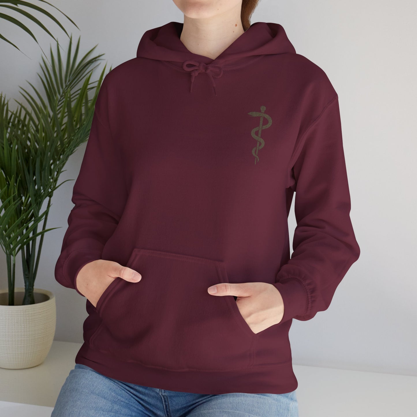 Sorta Ratched Sorta Nightingale with Daisies - Hoodie | Nurses and Healthcare | Roly Poly Print
