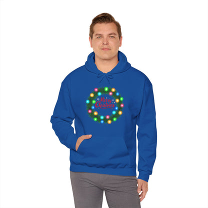 Merry Christmas Wreath - Christmas Hoodie | Holiday | Roly Poly Print