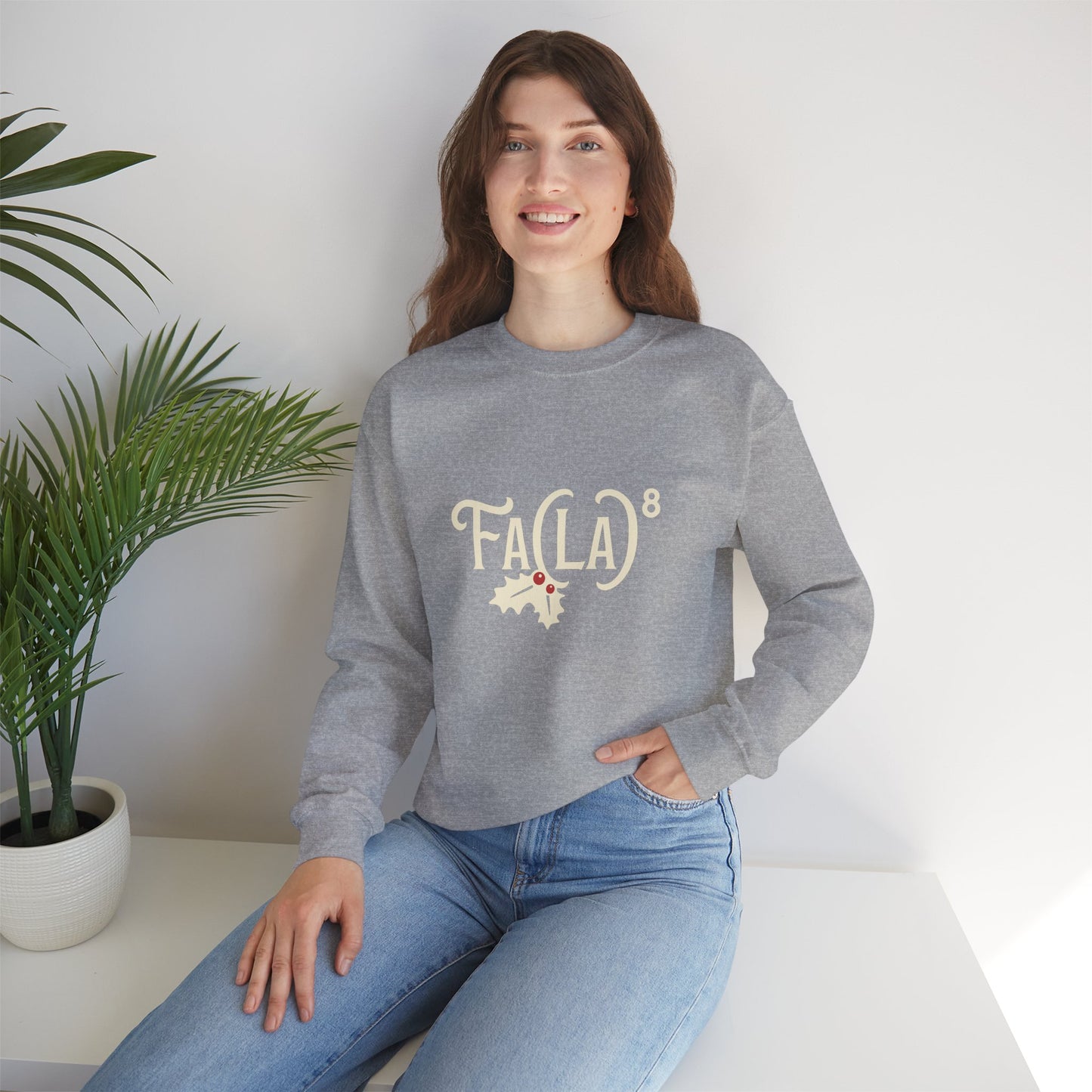 Fa (La)8 - Christmas Sweatshirt | Holiday | Roly Poly Print