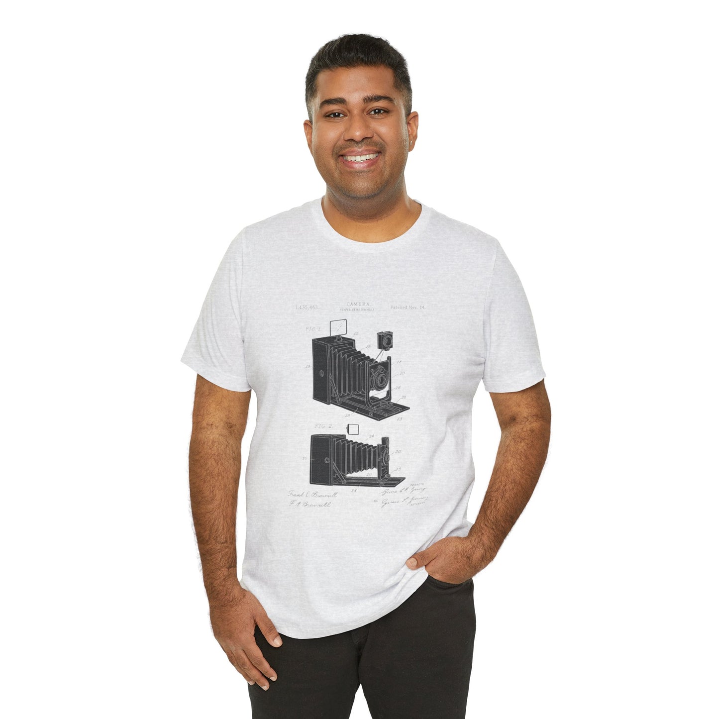 Camera Patent Vintage - T-Shirt | STEM | Roly Poly Print