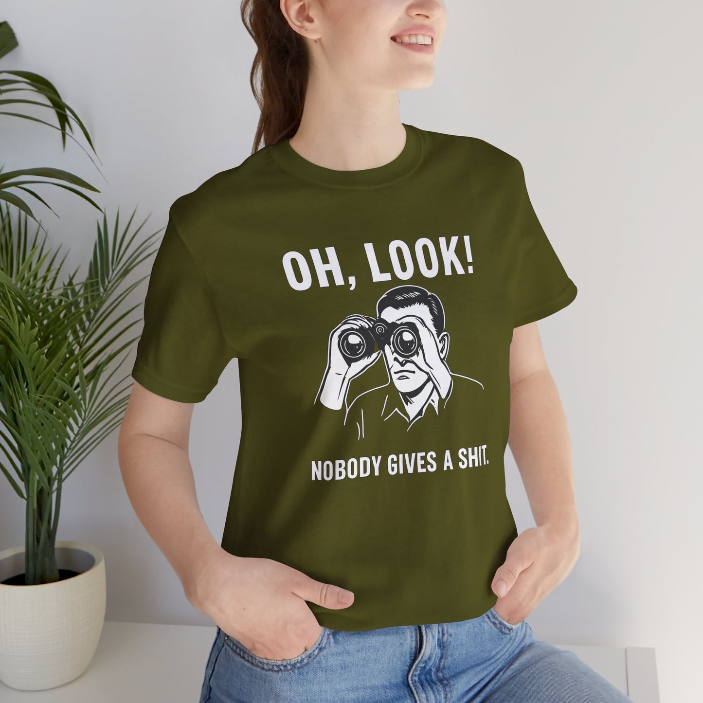 Oh Look Nobody Gives a Shit - T-Shirt | Sunny & Sarcastic | Roly Poly Print