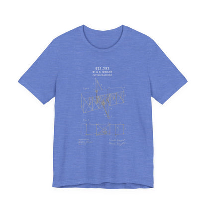Wright Flyer Sketch - T-Shirt | STEM | Roly Poly Print