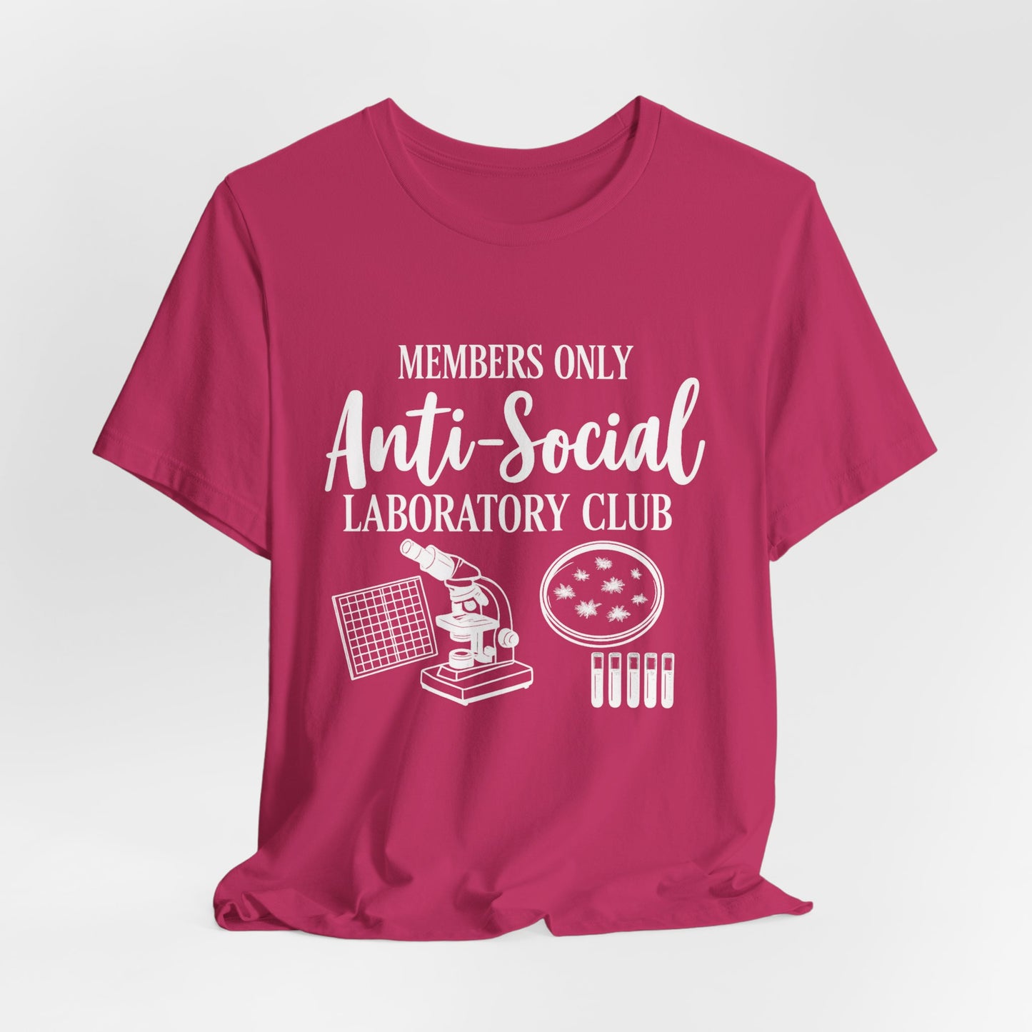 Anti-Social Laboratory Club - Dark Material T-Shirt | STEM | Roly Poly Print