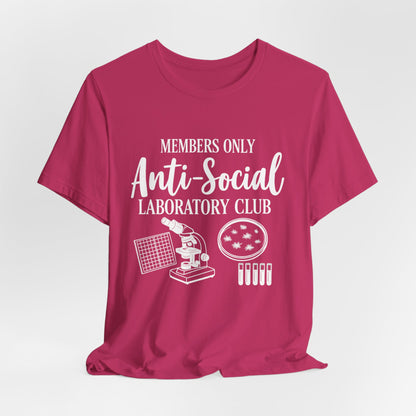Anti-Social Laboratory Club - Dark Material T-Shirt | STEM | Roly Poly Print