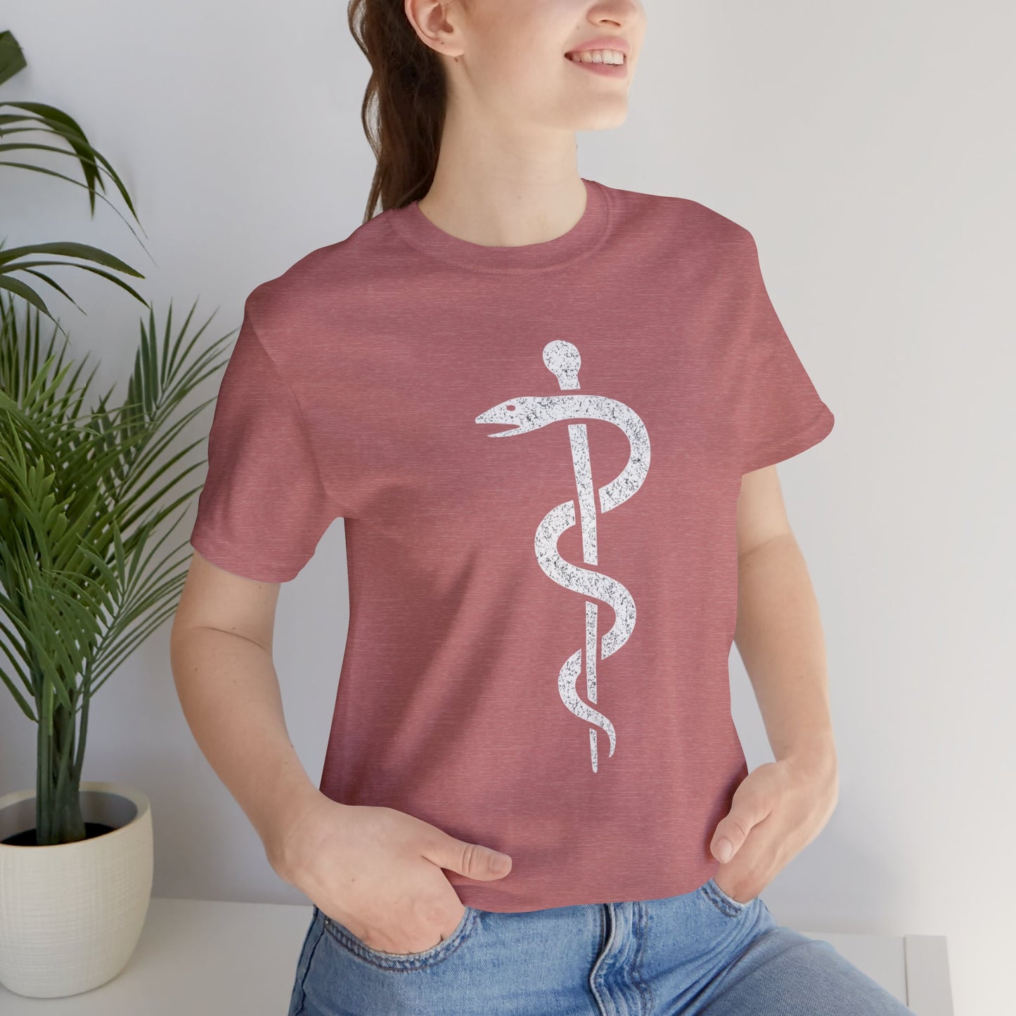 Rod of Asclepius - T-Shirt | Nurses & Healthcare | Roly Poly Print