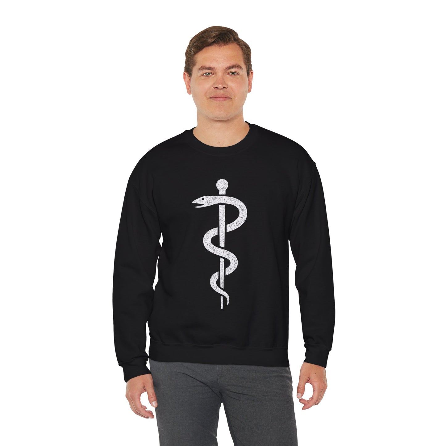 Rod of Asclepius - Sweatshirt | Nurses & Healthcare | Roly Poly Print