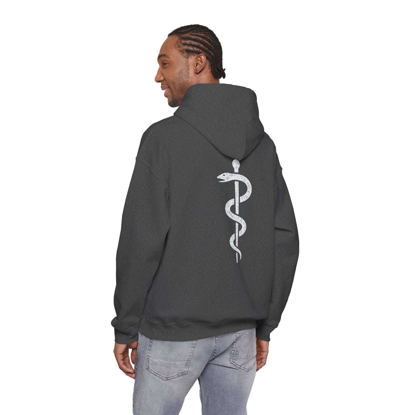 Rod of Asclepius - Hoodie | Nurses & Healthcare | Roly Poly Print