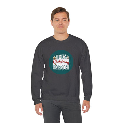 Ugly Christmas Sweater Logo Style - Christmas Sweatshirt | Holiday | Roly Poly Print