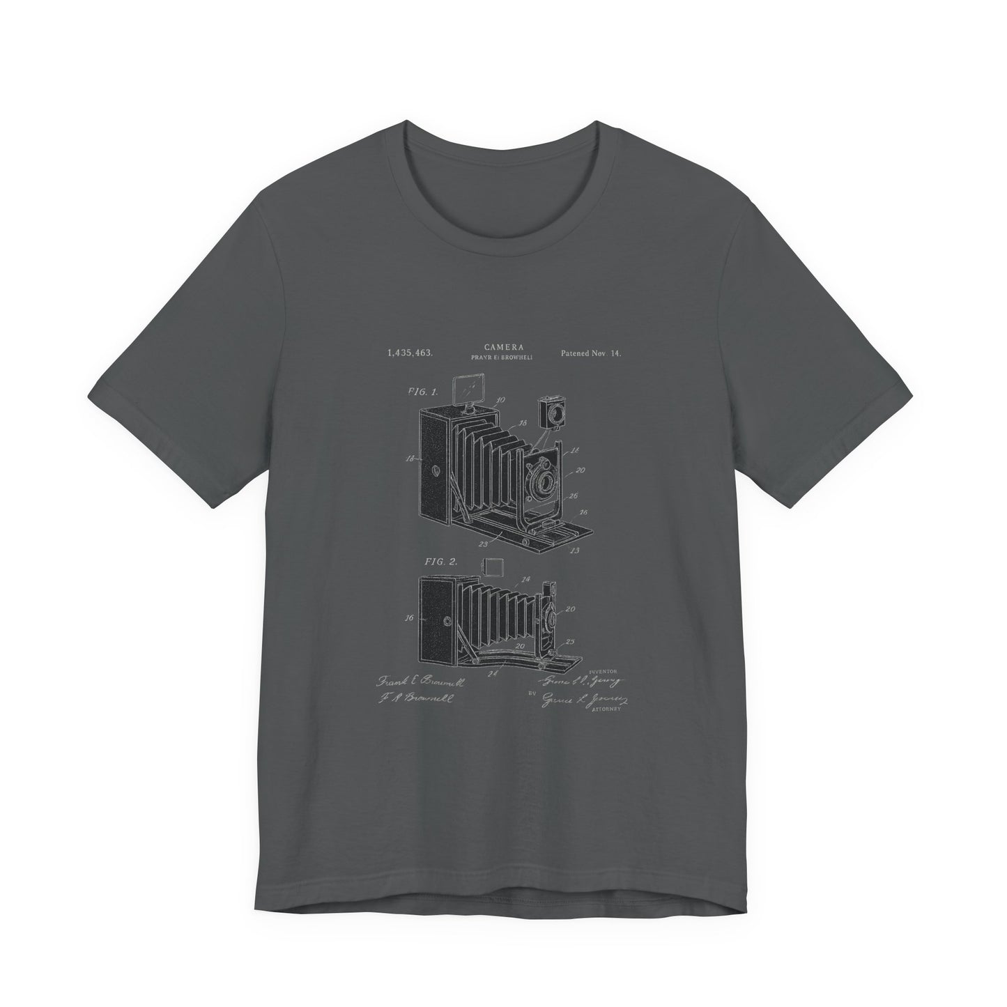 Camera Patent Vintage - T-Shirt | STEM | Roly Poly Print