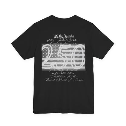 Patriotic We The People 250 Anniversary Flag T-Shirt | Holiday | Roly Poly Print