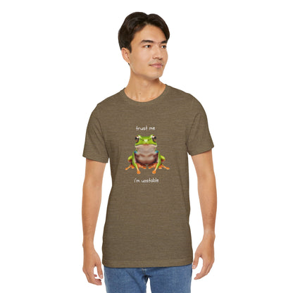 Trust Me, I'm Unstable Tree Frog - T-Shirt | Pets and Animals | Roly Poly Print