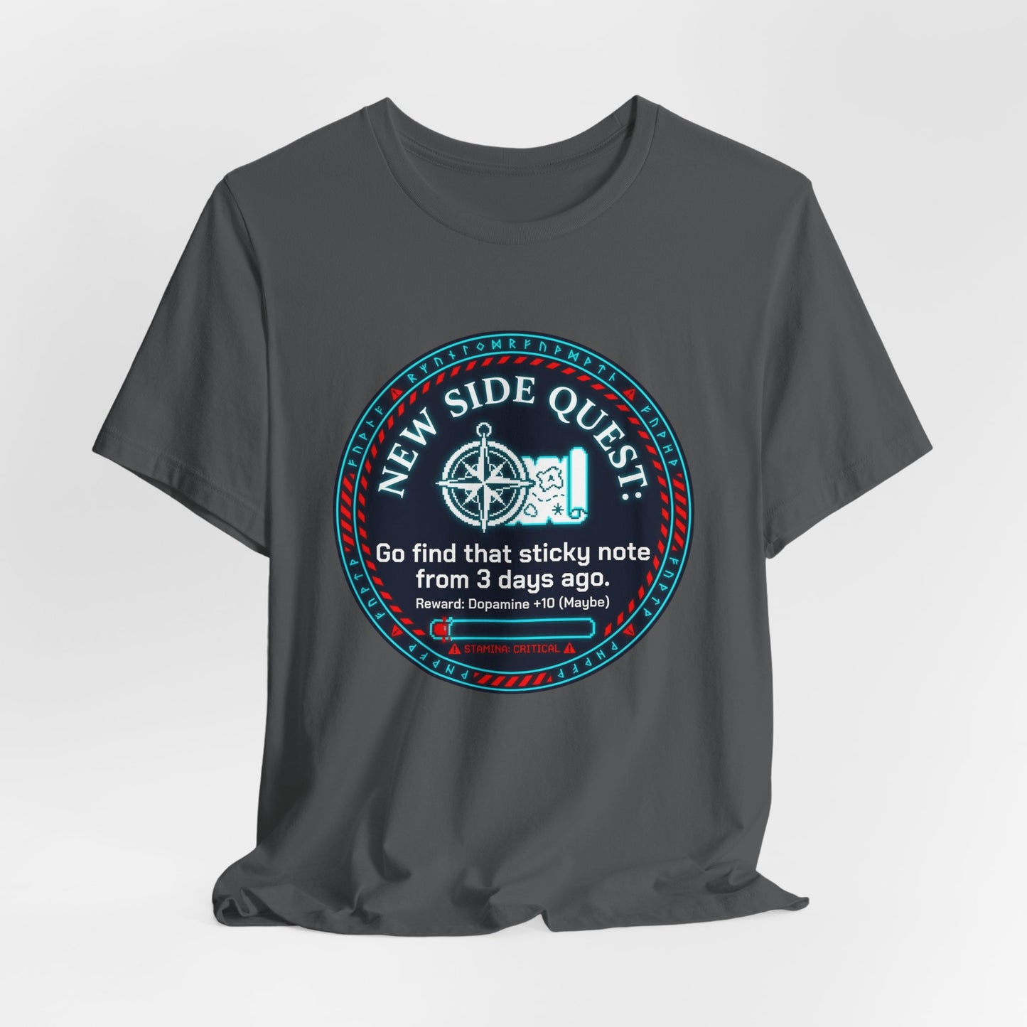New Side Quest Medallion  | T-Shirt