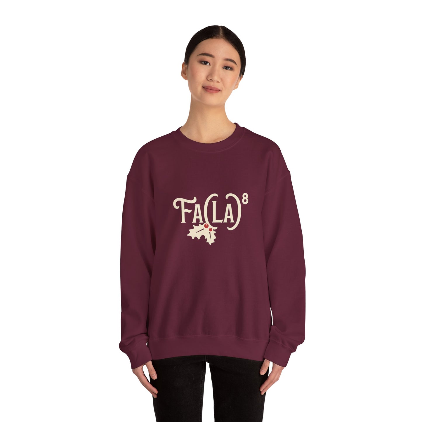 Fa (La)8 - Christmas Sweatshirt | Holiday | Roly Poly Print