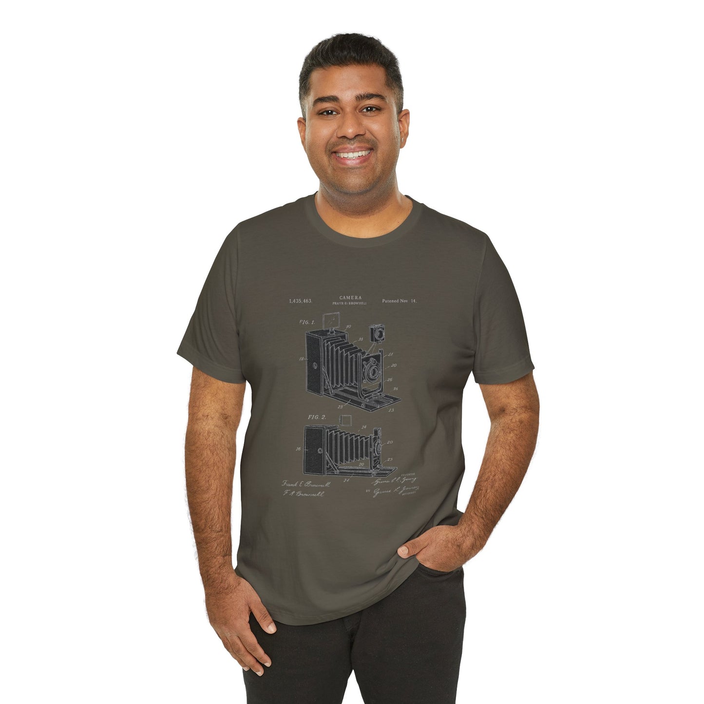 Camera Patent Vintage - T-Shirt | STEM | Roly Poly Print