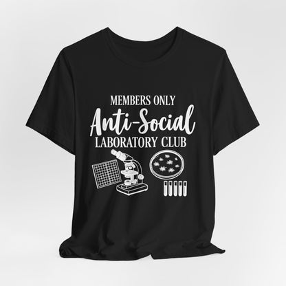 Anti-Social Laboratory Club - Dark Material T-Shirt | STEM | Roly Poly Print
