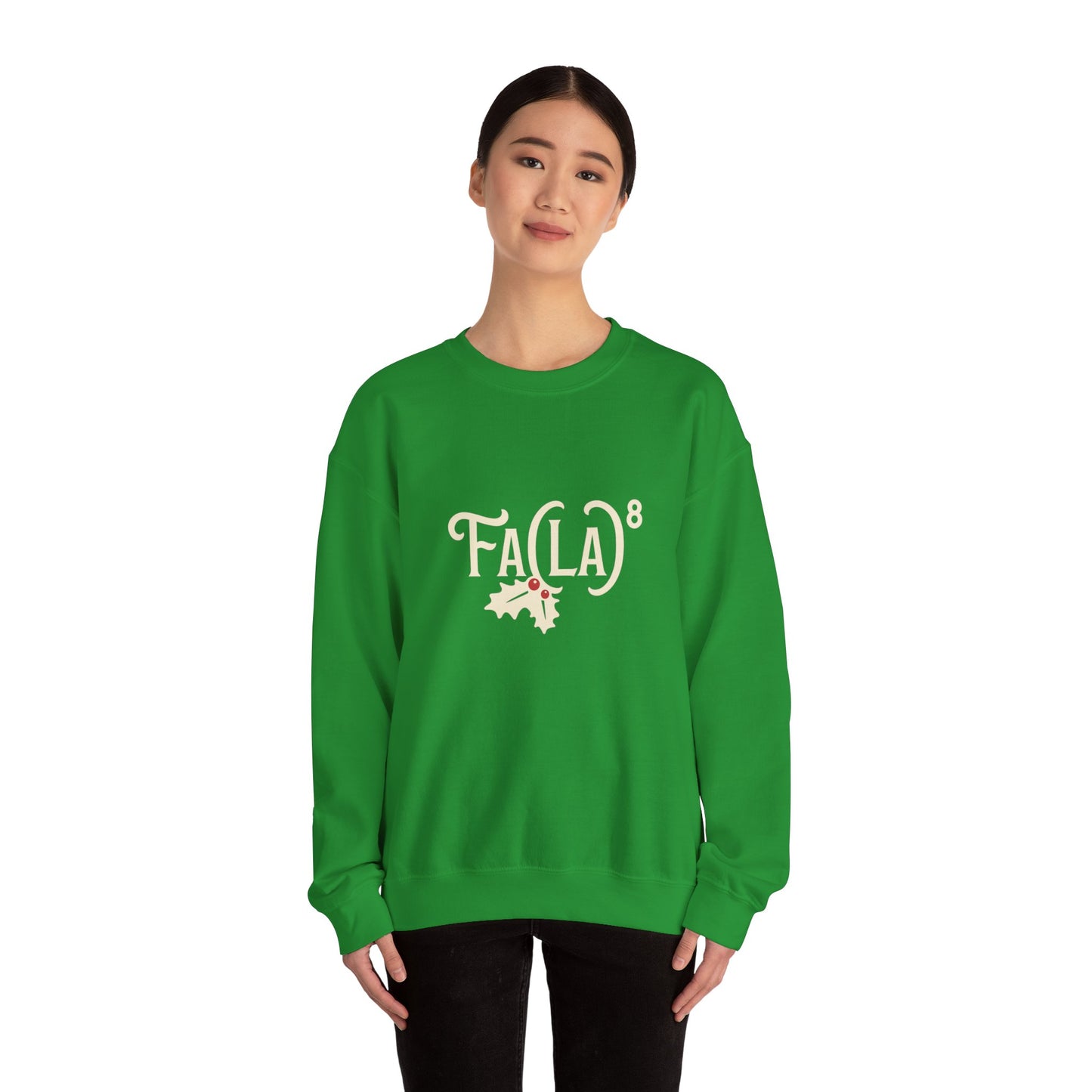 Fa (La)8 - Christmas Sweatshirt | Holiday | Roly Poly Print