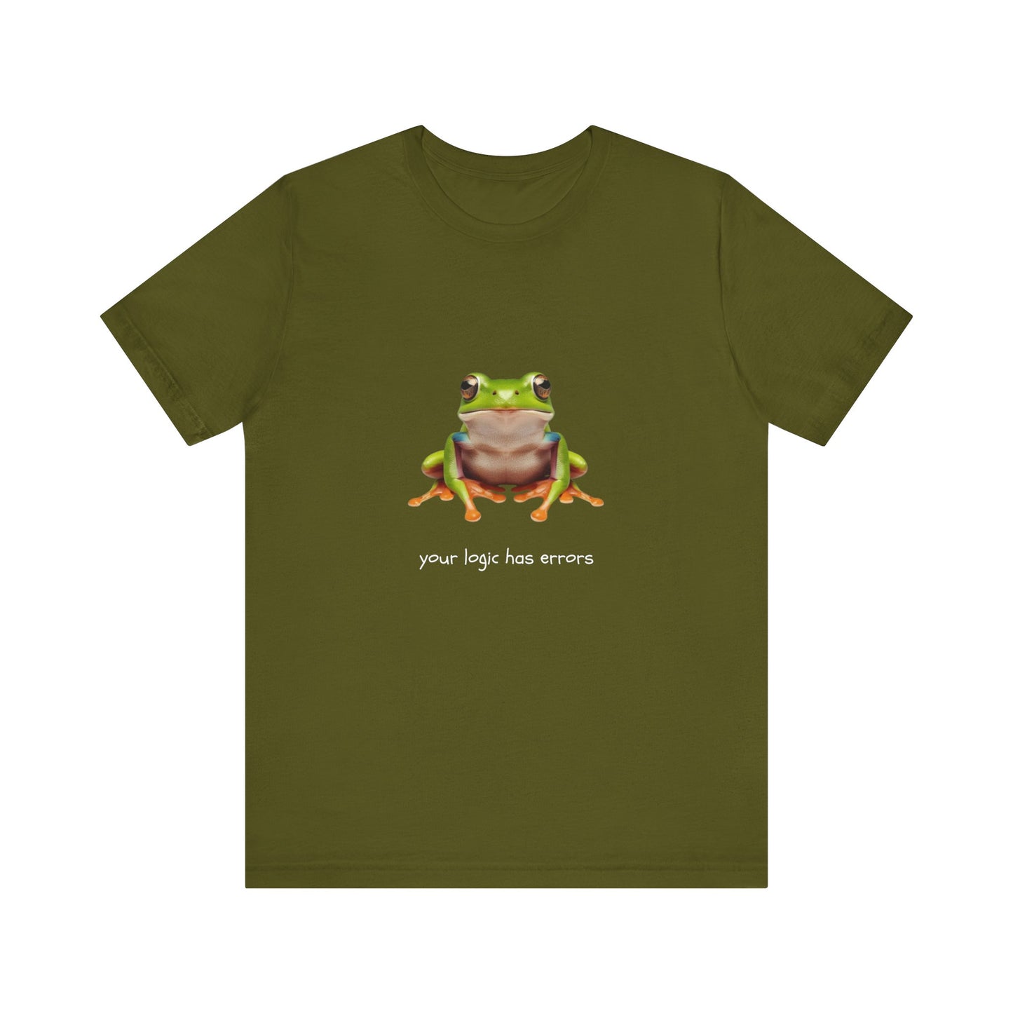 Your Logic Has Errors Tree Frog - T-Shirt | STEM | Roly Poly Print
